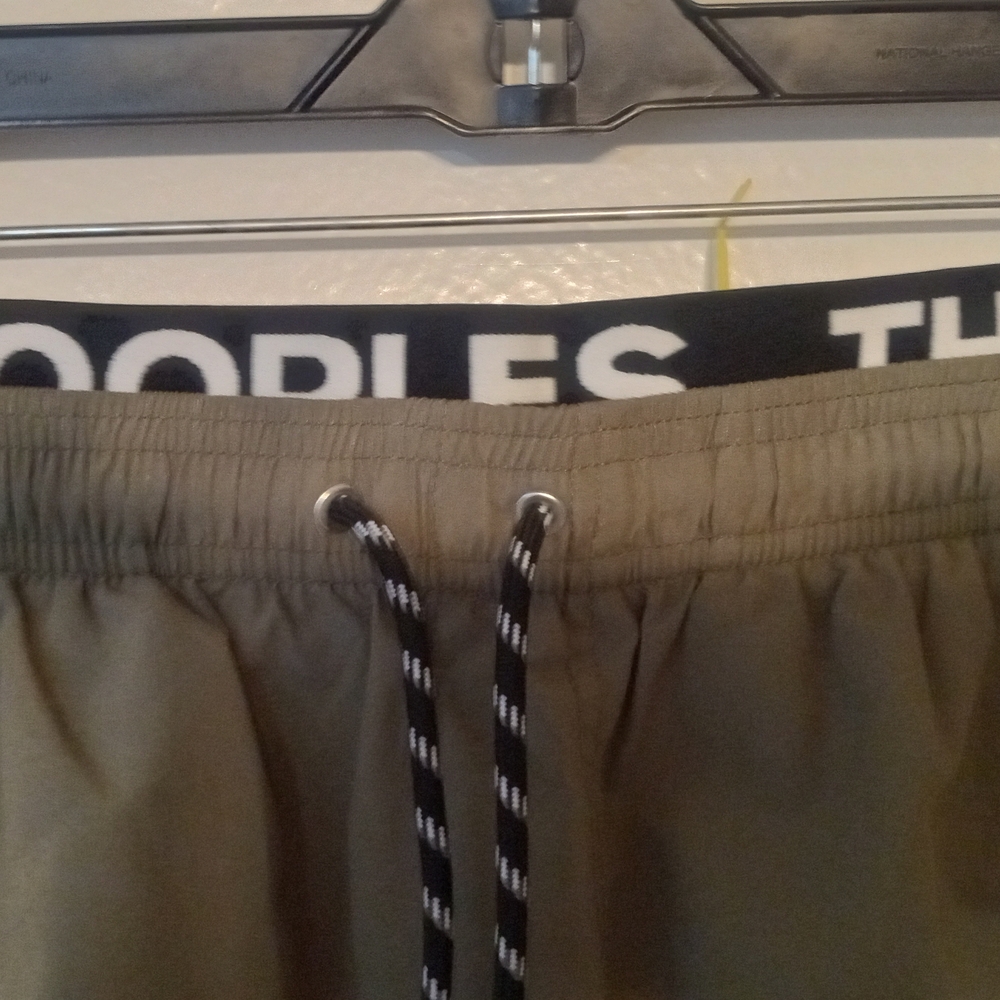 Olive Green Men's Shorts - Picture 3 of 6